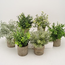 新品仿真绿植盆栽摆件现货可定 制 玄关装饰花草小盆栽绿植仿真花