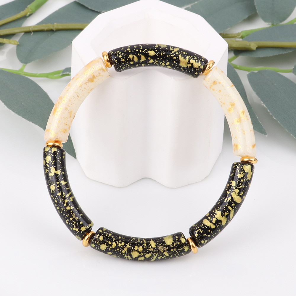 Fashion Round Arylic Plating Womenu0027S Bangle 1 Piece