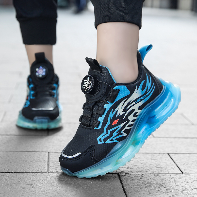 Girar Zhongda 2025 zapatos deportivos para niños al por mayor zapatos deportivos nuevos niños niños primavera y otoño niños primavera