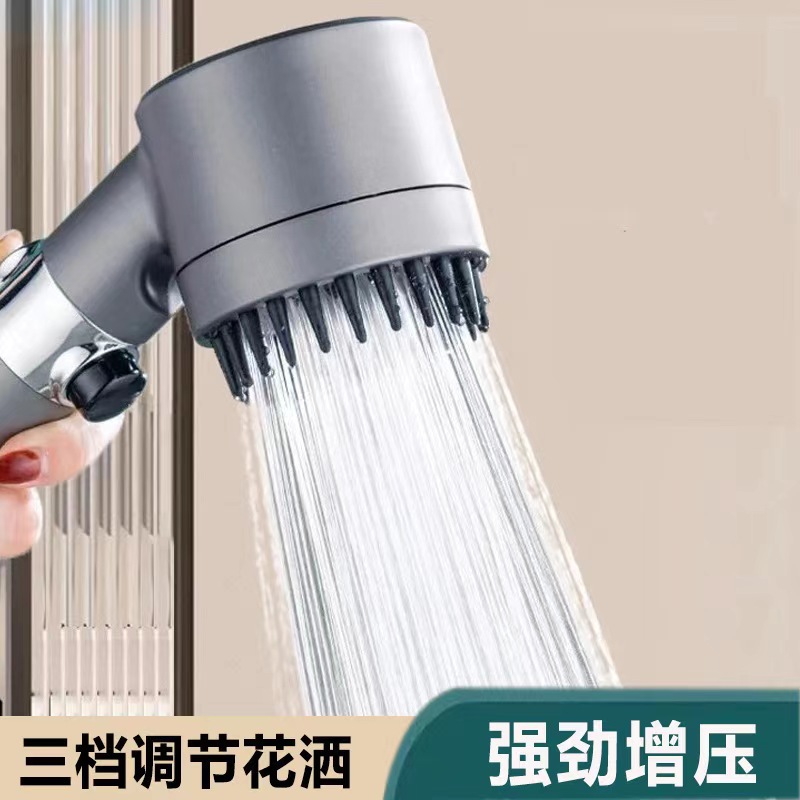 High-Pressure Showerhead Set with Powerful Pressurized Rain Shower and Handheld Filter