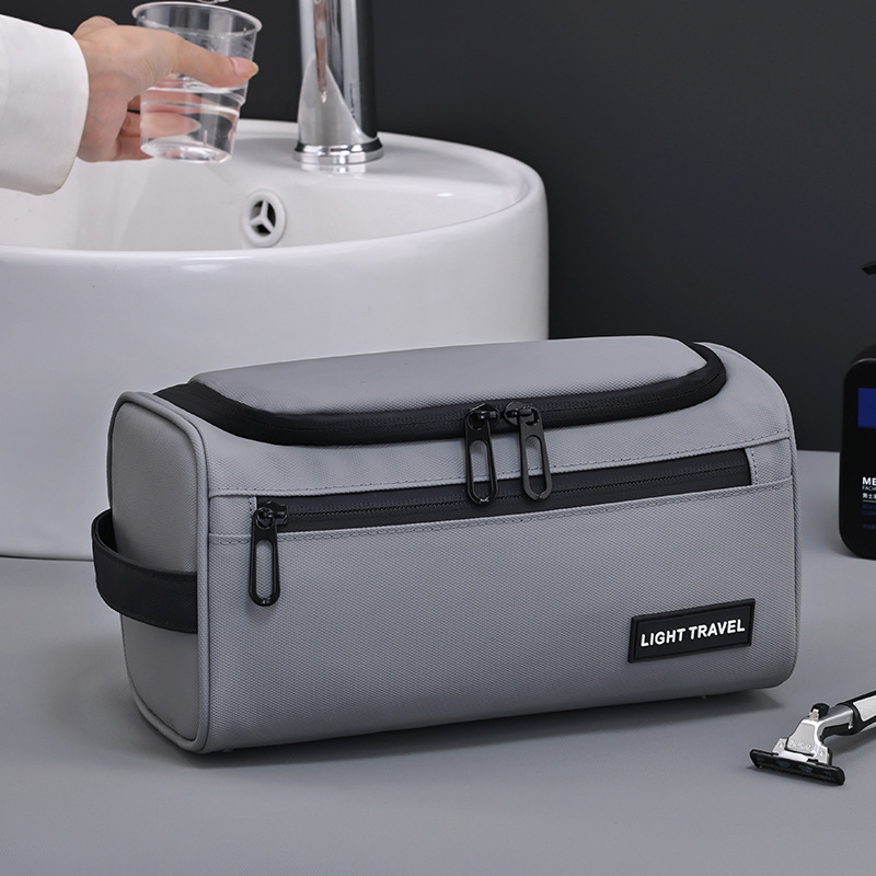 Transfronterizo de gran capacidad alta sensación impermeable puede colgar bolsas de lavado de hombre viaje de negocios bolsa de maquillaje portátil
