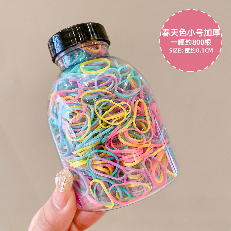 夏日韩版气质奶咖色无痕发绳不伤发马尾扎头绳新款橡皮筋发饰|undefined