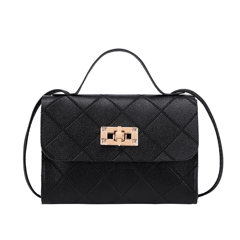 Embossed Diamond Pattern Shoulder Bag For Women Small Crossbody Bag_voghion.com