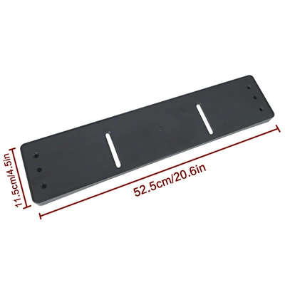 source factory stock is sufficient., License plate holder/license plate holder