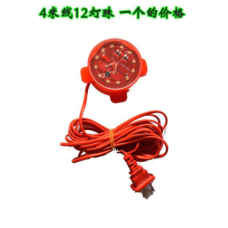 12 lamp beads (one for 4 meters wire)