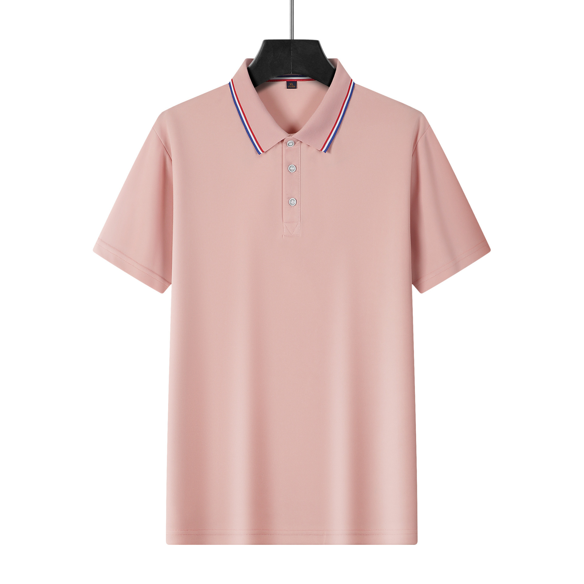 Nuevo transfronterizo americano Amazon polo de manga corta para hombres verano nuevo logotipo de impresión de camisetas publicitarias