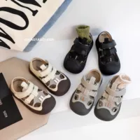 Детские дышащие спортивные sandals, мягкая подошва, корейский стиль, размеры 21–30