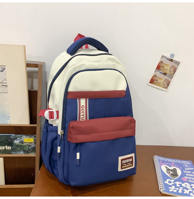 GUIYU Large Capacity Unisex Backpack For Travel & School - Lightweight Durable Nylon With Cushioned Straps, Multi-Compartment Design_voghion.com
