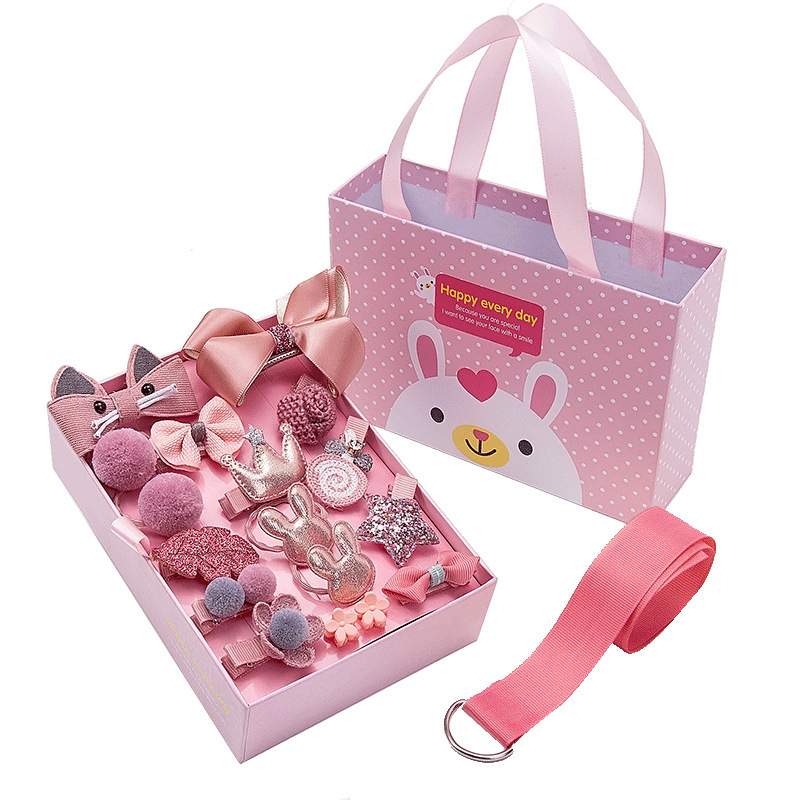 Juegos de cabello para niños corona clip de cabello para niñas princesa cabello para niñas cabello para bebés anillo de cabello para bebés caja de clip de cabello