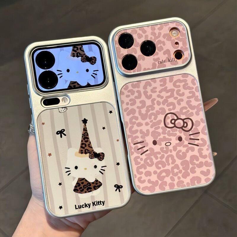 Pink Leopard Print Cat Phone Case Suitable for Apple 17 Pro Max, High Aesthetic Value for Girls, Huawei P60, Xiaomi 17, Vivo Pink Leopard Print Cat Phone Case Suitable for Apple 17 Pro Max, High Aesthetic Value for Girls, Huawei P60, Xiaomi 17, Vivo