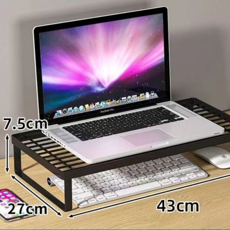 Computer Rack Desktop Storage Notebook Cooling Base Dormitory Office Storage Keyboard Bracket Factory One Piece Wholesale