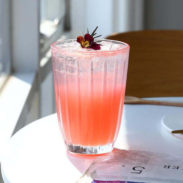 Glass coffee creative tea cup for home use