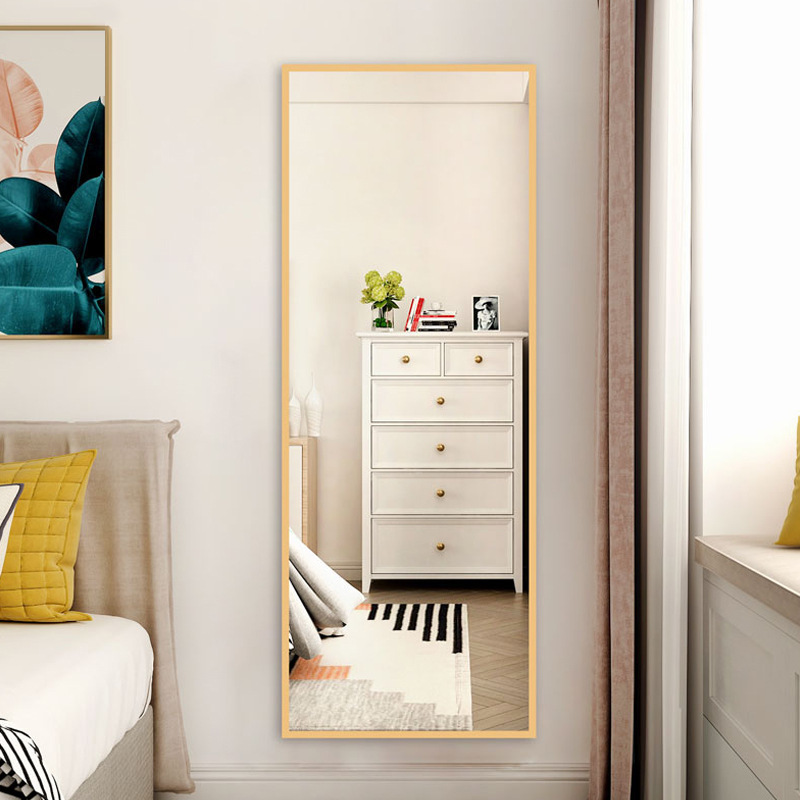 Espejo de cuerpo entero, espejo de probador para tienda de ropa, efecto adelgazante, vestidor en casa, espejo grande de pie, espejo de pared. image 6