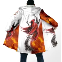 Трансграничные мужские ветровки средней длиной весной новый AliExpress Горячие продажи 3D Digital Flying Bird Premium Чувство Мужское пальто