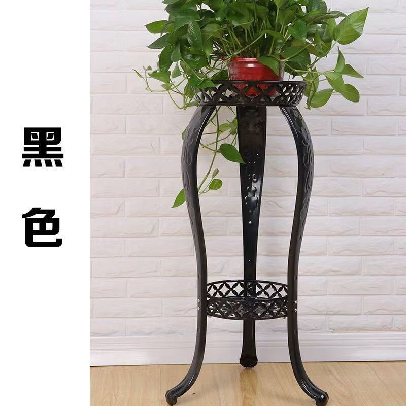 グリーンフラワースタンド床置き屋内リビングルーム植木鉢スタンド鉄フラワースタンド吊り蘭バルコニー収納ラック取り外し可能|undefined