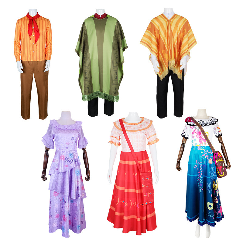 Magic full house cos clothing Mirabel mirabbe Bruno cos role play cosplay stage performance clothing Magic full house cos clothing Mirabel mirabbe Bruno cos role play cosplay stage performance clothing
