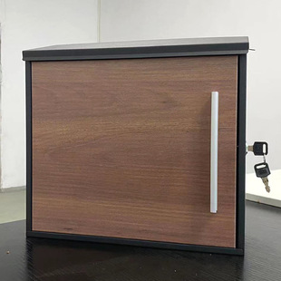 Wood grain mailbox indoor complaint suggestion box outdoor villa rainproof letter box wall-mounted school hospital suggestion box