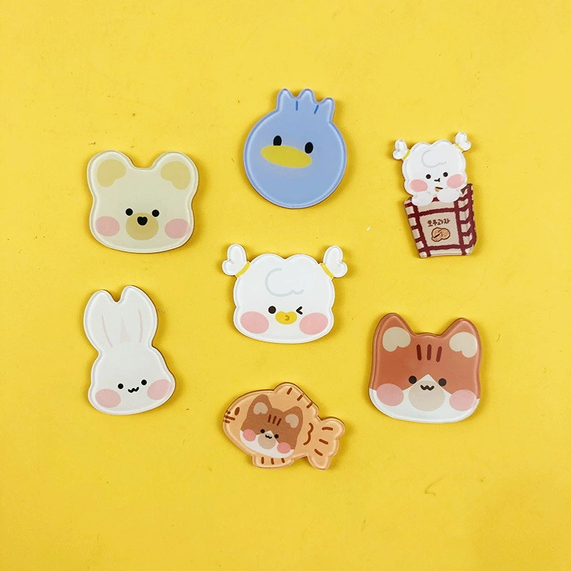 Новая акриловая брошь в виде медведя ягненка Bam с мультяшным рисунком, милая сумка-значок, универсальные ювелирные изделия из Южной Кореи, лучший друг для пары