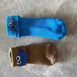 秋冬儿童袜子卡通点胶防滑保暖全毛巾宝宝袜子棉质小童库存批发