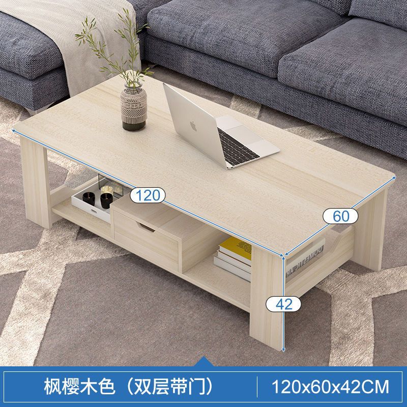 Mesa de té para el hogar, sala de estar, mesa de té simple, creativa moderna, tabla de piso, dormitorio de borde redondo, mesa de segundo piso