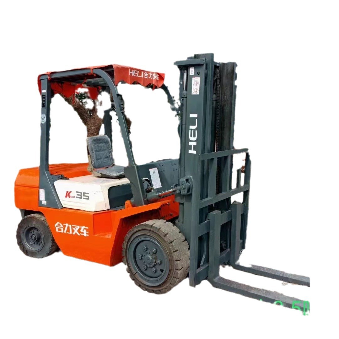 Hangzhou mercado de carretillas elevadoras de segunda mano Heli 3 toneladas 4 toneladas 5 toneladas 7 toneladas 10 toneladas pórtico alto país tres países cuatro