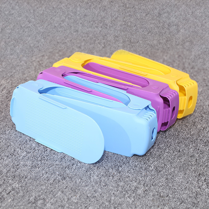 simple y grueso para artículos para el hogar soporte de zapatos integrado para almacenar soporte de zapatos simple de plástico de doble capa ajustable soporte de zapatos