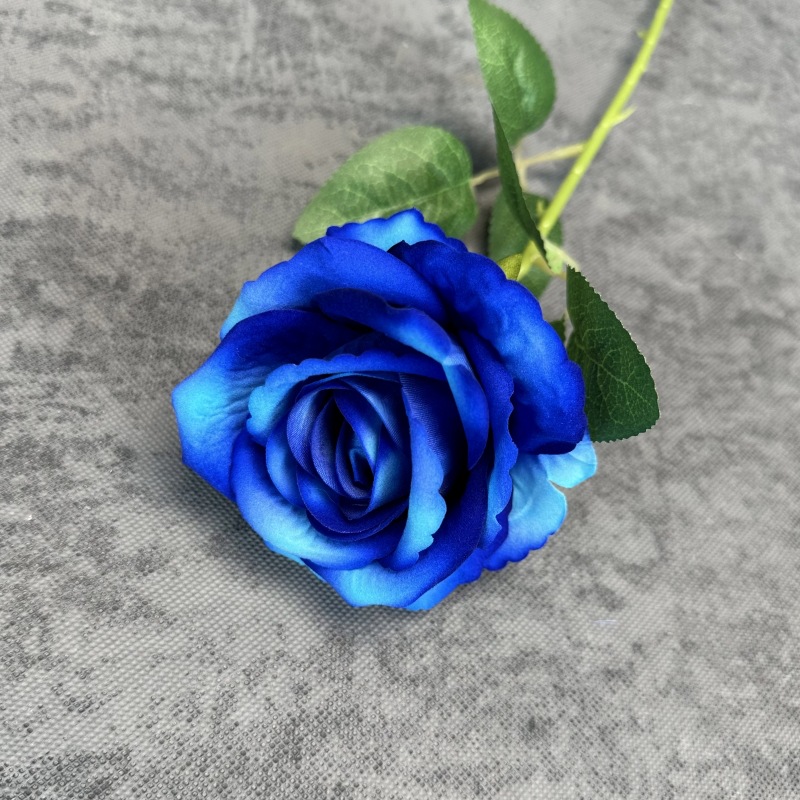 Rosas de tela única flores de tela