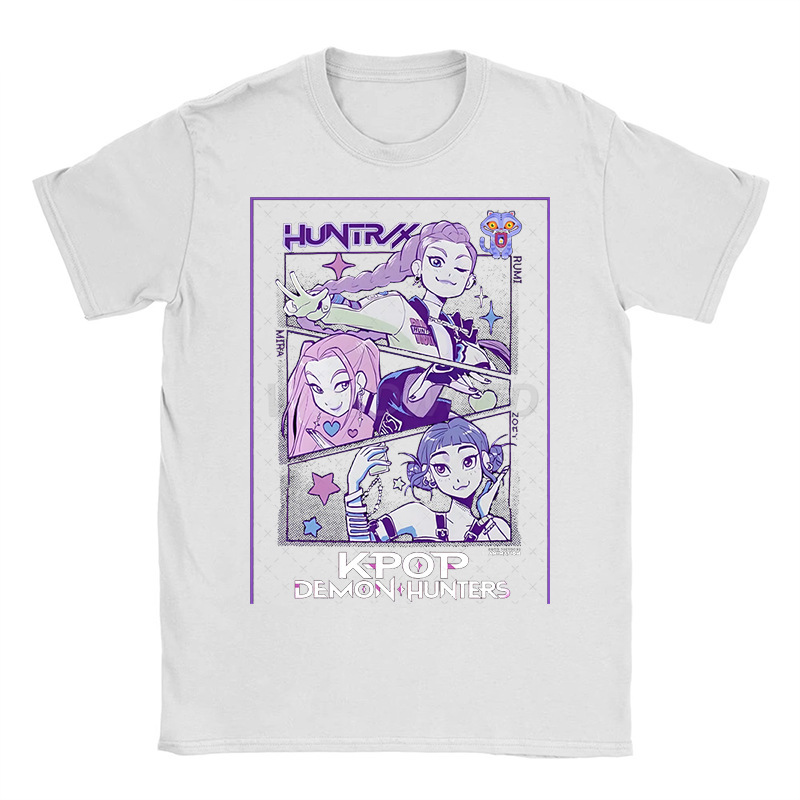 アニメ周辺グッズ 漫画プリント 綿100% Tシャツ クロスボーダー ゆったり ラウンドネック トップス カジュアル 半袖|undefined
