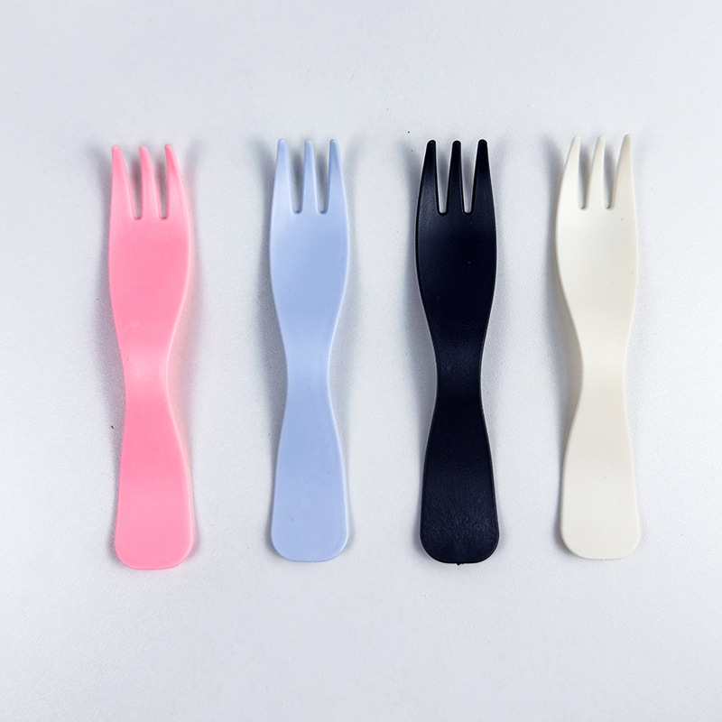 Dessert plastic fruit fork