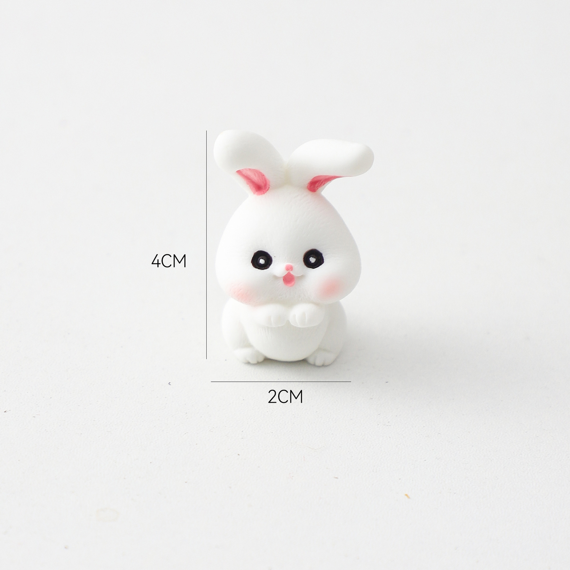 Nuevo Festival del Medio Otoño de resina de conejo colgante decoración caja de regalo embalaje de regalo DIY material florista