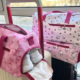 hellokitty短途旅游行旅行包大容量轻便可套拉杆李袋包待产包c3