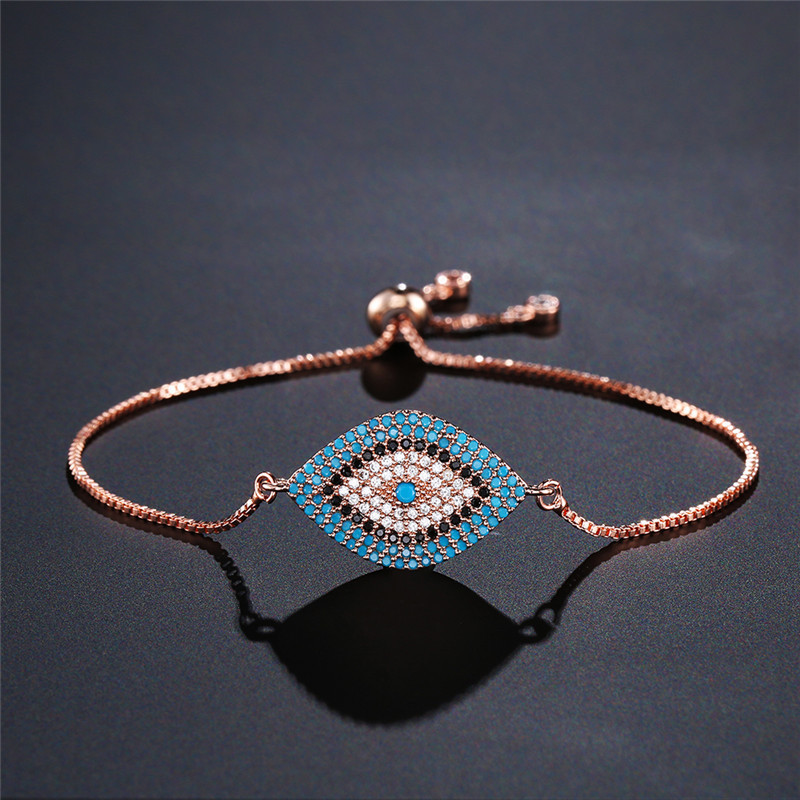 creative copper bracelet with zircon