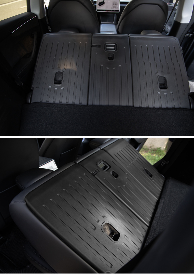 Suitable for Tesla Model Y/3 New Version Rear Seat Back Cushion Trunk Mat Tesla Yl Modification Accessories