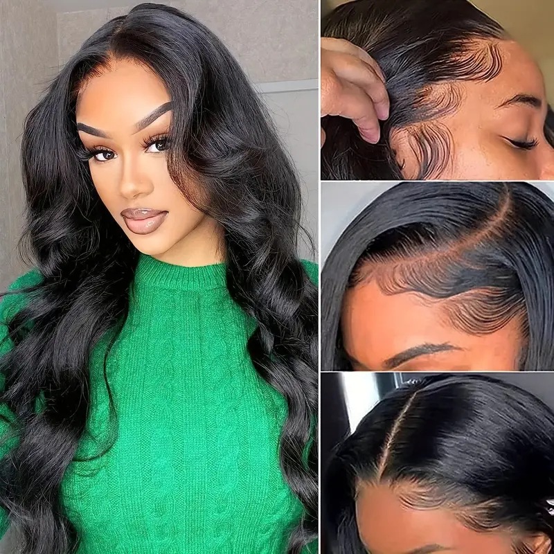 Europa y los Estados Unidos ondas de cabello rizado largo de encaje frente a África ondas de venta cruzada de pelucas calientes