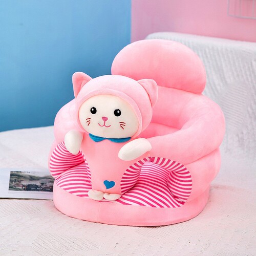 Baby seat cushion for learning to sit, suitable for infants from April to September, training seat posture, cartoon plush anti-fall