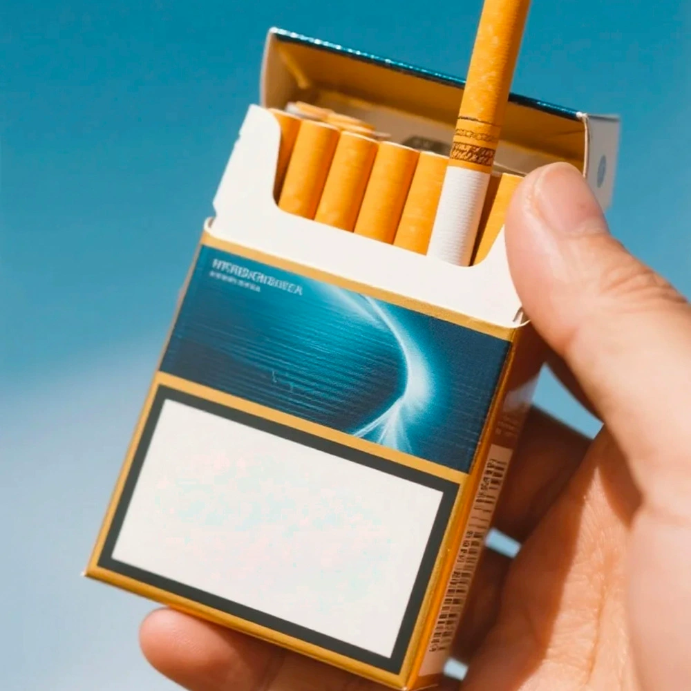 Оптовая продажа кросс-бордерных бумажных коробок для сигарет, классические коробки с откидной крышкой, цвет и размер на заказ, печать на бумажных коробках для сигарет, индивидуальный дизайн.