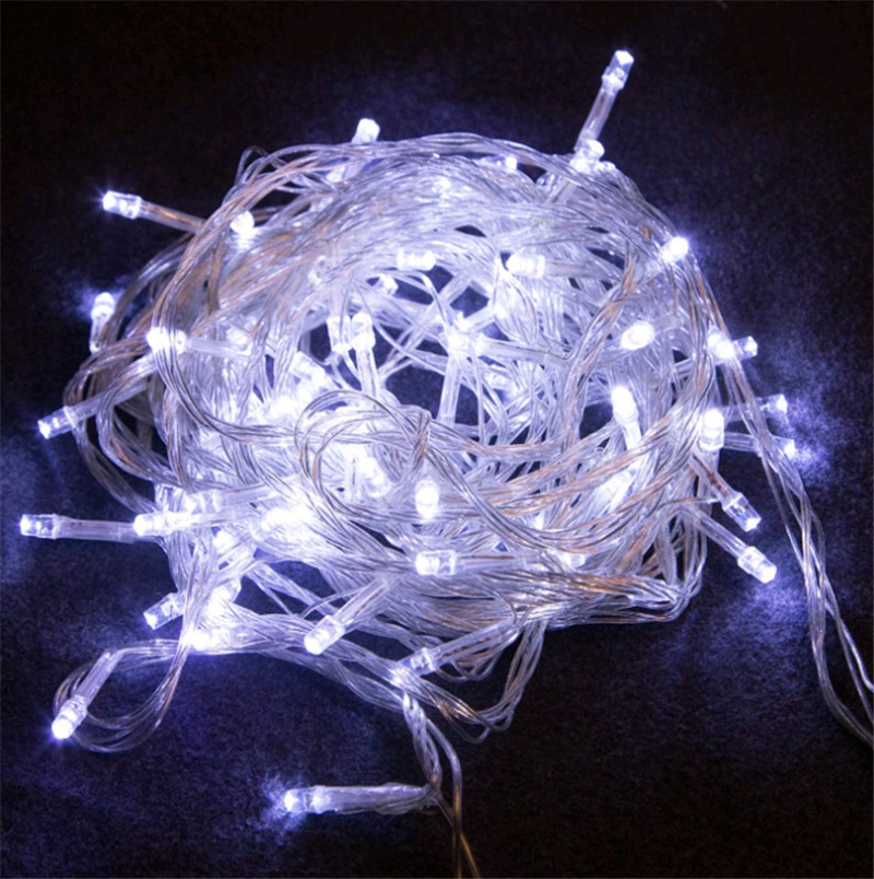 LED luces de cadena luces intermitentes luces de cadena luces de estrella luces de cadena decoración al aire libre impermeable estrellado luces de Navidad