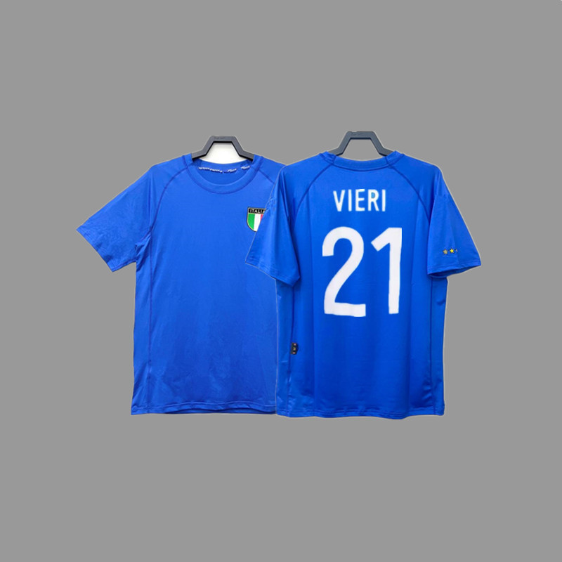 レトロジャージサッカーユニフォームイタリアユニフォームマルディーニバッジョピエロトッティカンナバロジャージ|undefined