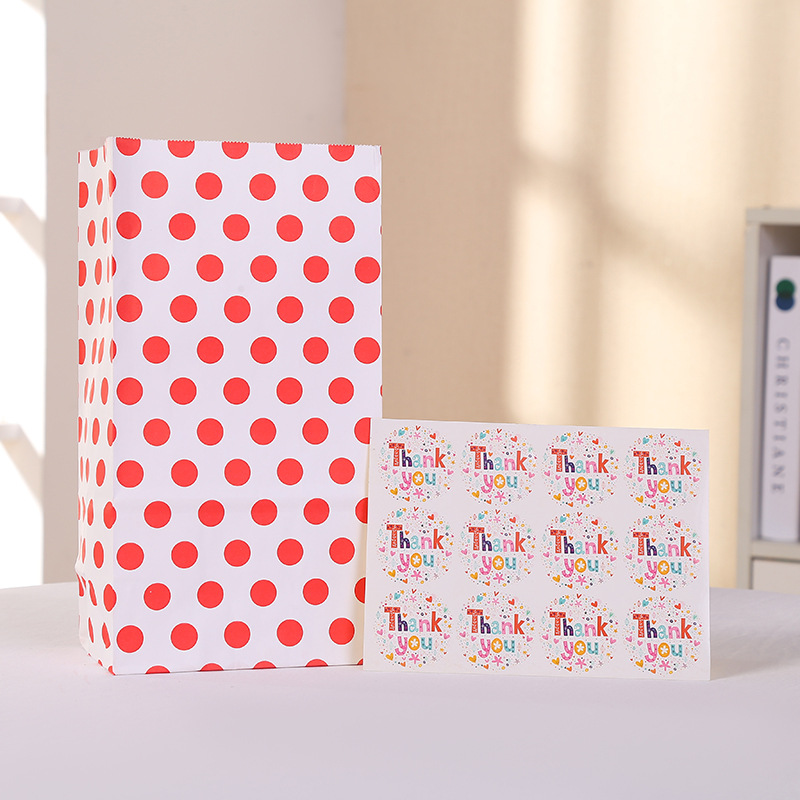 Cute Polka Dots Paper Gift Bags display picture 4