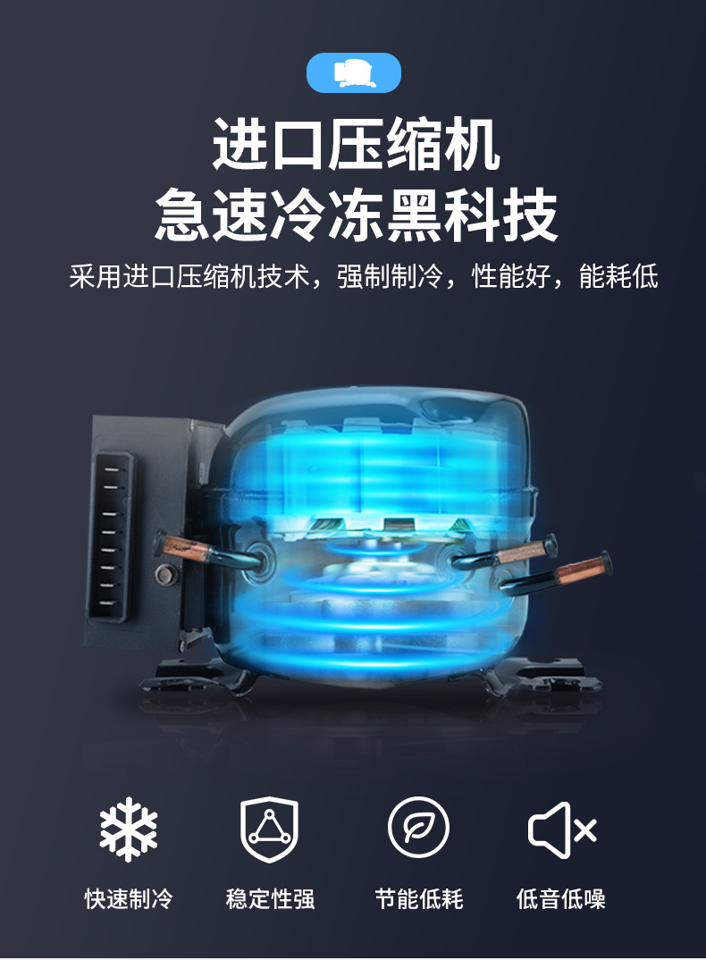 Ice Tiger Compressor Car Refrigerator Car Home Dual-use Refrigeration 12v24v Portable RT25 Dormitory Mini Refrigerator