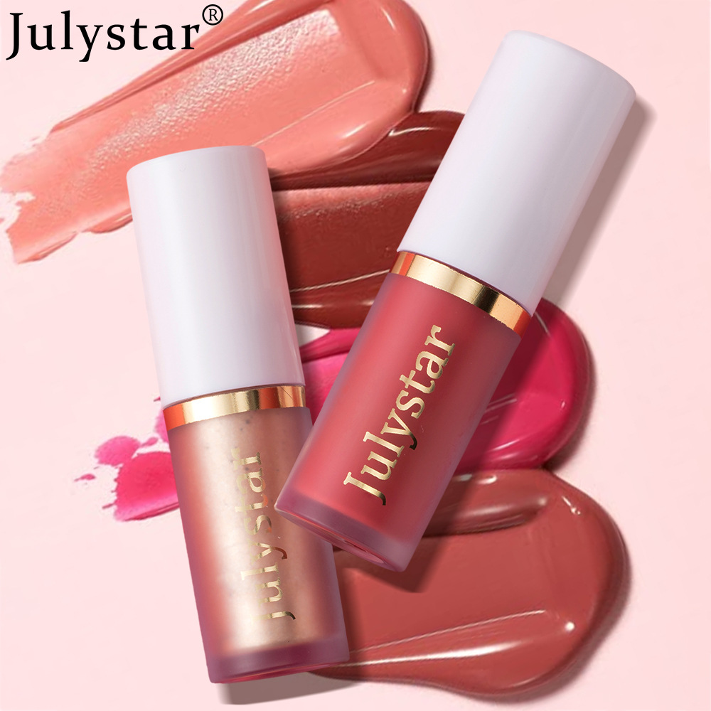 Julystar Facial Blush, Long-lasting Pearlescent Lip Brightening, Natural Highlight Contouring Liquid Set Wholesale undefined