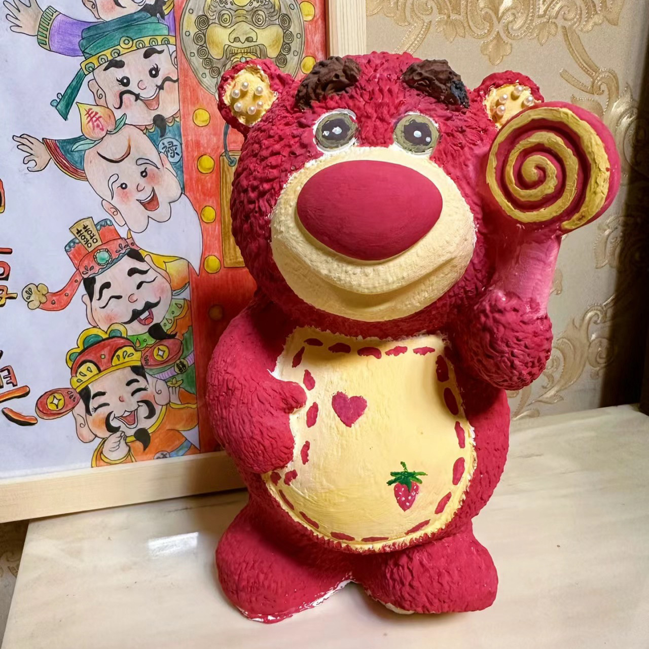 Muñeca de yeso de estilo explosivo al contado, embrión blanco, puesto pequeño del mercado nocturno, muñeca de yeso coloreada especial, centro comercial, exclusivamente para venta al por mayor