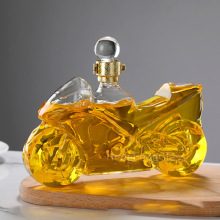 高硼硅玻璃摩托车醒酒器高档吹制工艺酒瓶 创意玻璃酒瓶