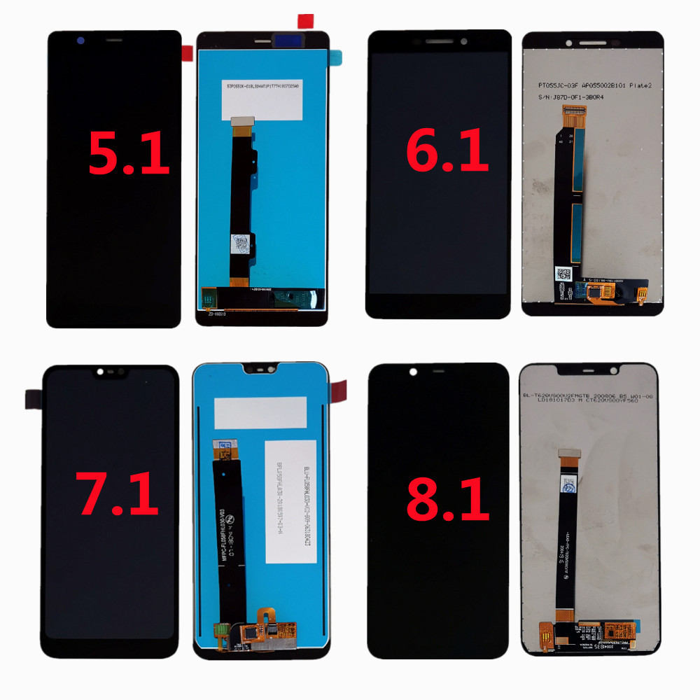 Aplicable a Nokia 2.2 / 3 / 4 / 5 C10 / 21 / 30 LCD Display Asamblea de pantalla de teléfono móvil