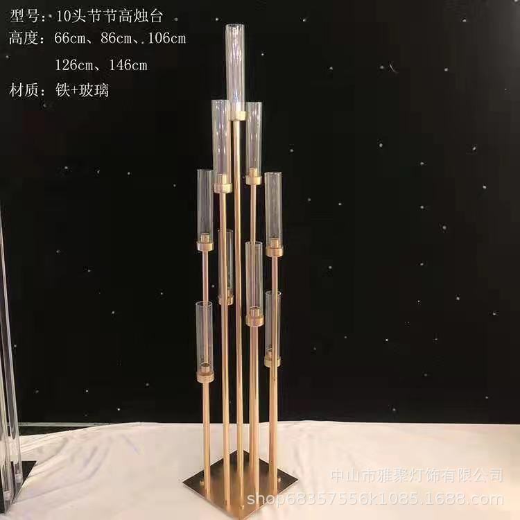 Candelabro alto 7007-10 sin luz, 146 cm.