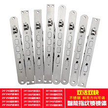 不锈钢异型非标锁体防盗门指纹锁智能全钢双活双快小帅保德安盼盼