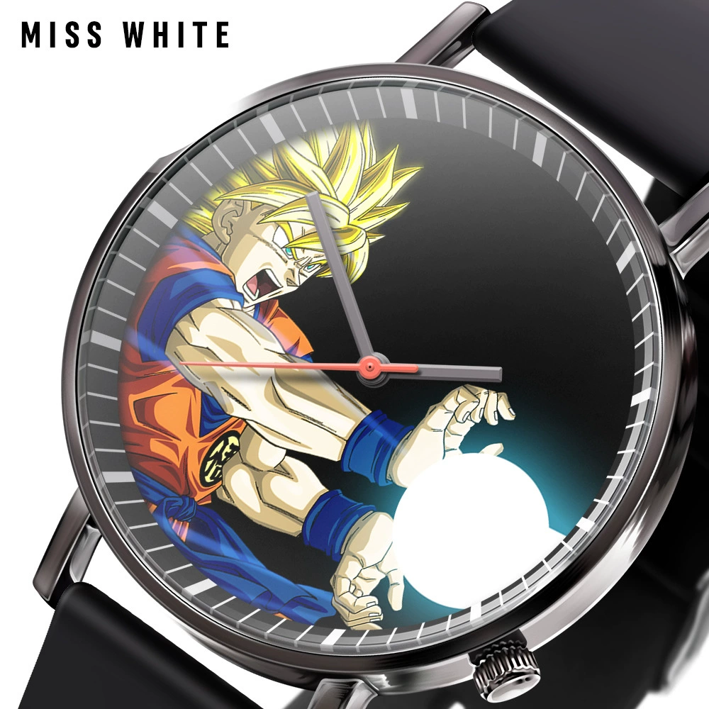 Хит продаж: аниме Around Dragon Ball Super Saiya Sun Wukong студентская повседневная кварцевая часы