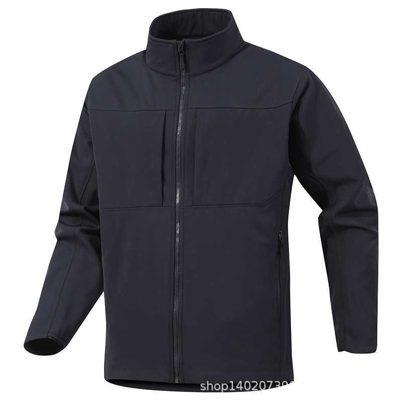 Autumn and Winter Soft Shell Jacket Single Layer Outdoor Fashion Men's Casual Jacket Jacket for Men