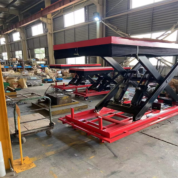 电动液压升降平台固定剪叉升降机装卸货平台货物提升机固定卸猪台