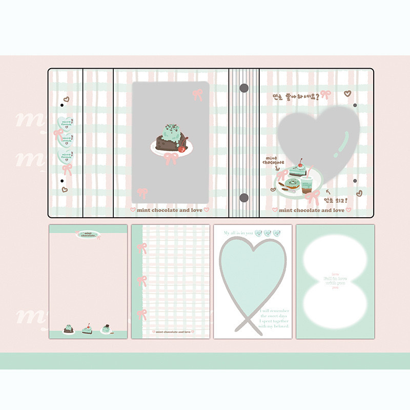 Ins high-value cute little red book explosions five-hole m5 loose-leaf book dedicated inner page core hand ledger diy collocation